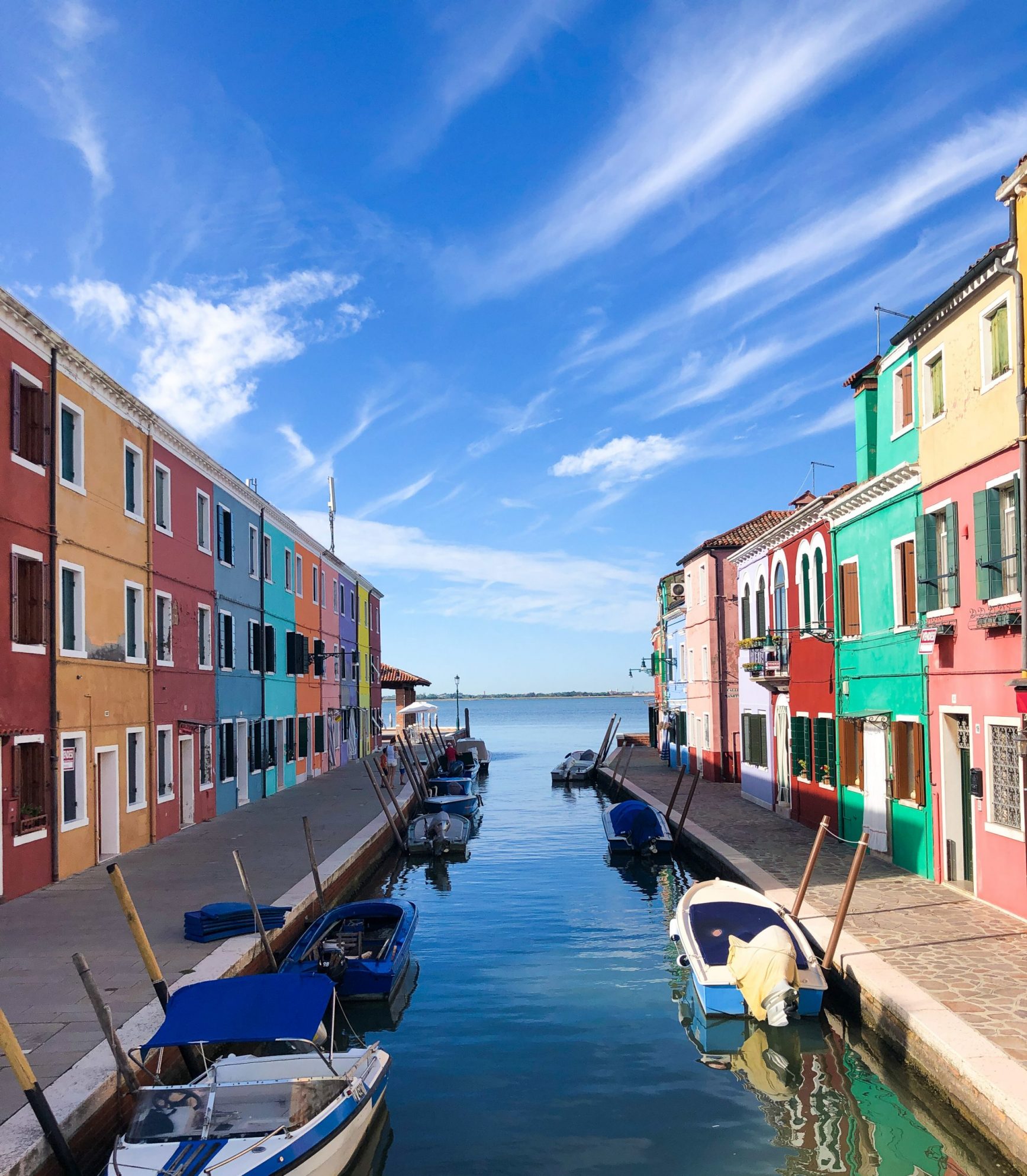 The colorful houses of Burano island - Venice